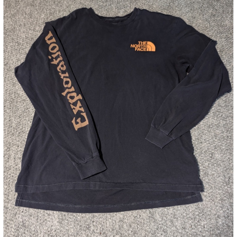 The North Face 'Never Stop Exploring' Long Sleeve Graphic Black Size Medium